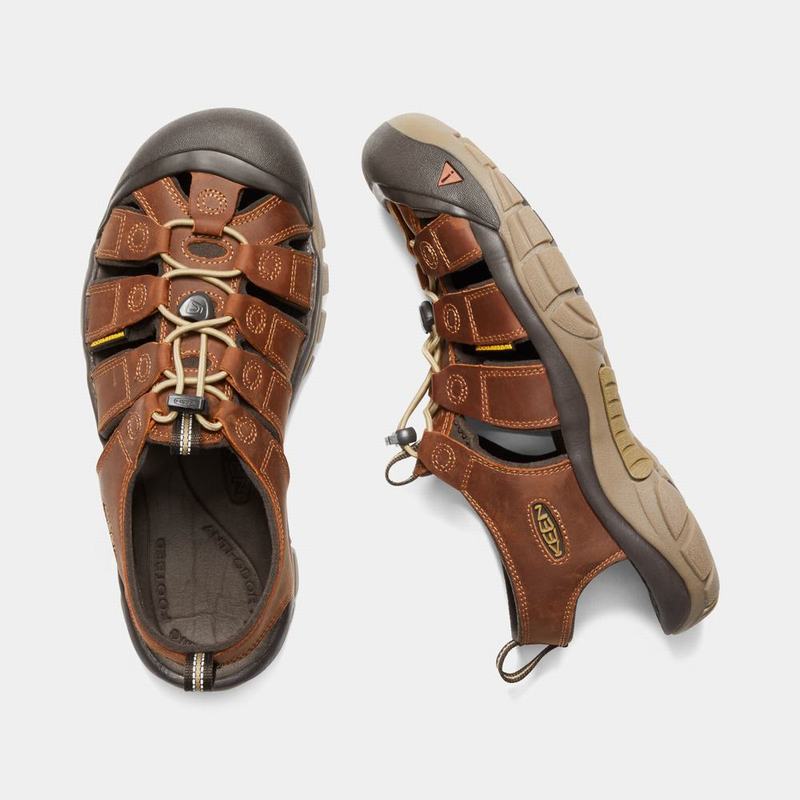 Keen Newport Mens Sandals Brown Online Sale (7954-RSDQX)